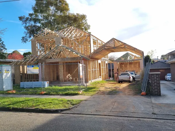 Double Storey House Frame Construction