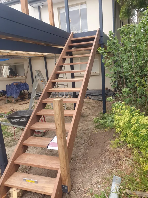 Outdoor Timber Stairs