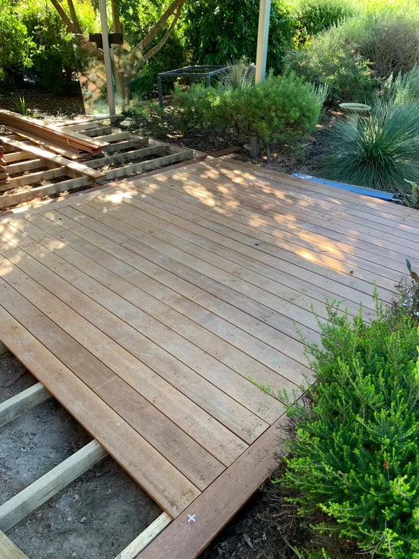 Merbau Timber Deck Construction